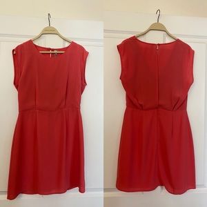 Cap Sleeve Pink Dress